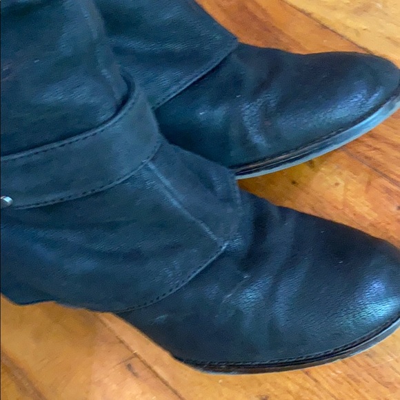 Vince camuto black leather boots - Picture 6 of 9